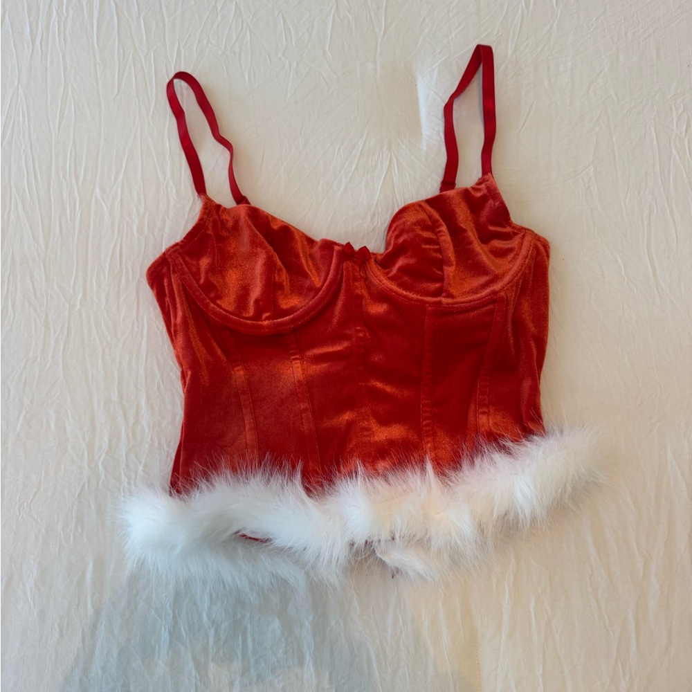 Santa Corset Top